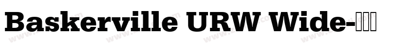 Baskerville URW Wide字体转换 Baskerville URW Wide字体转换